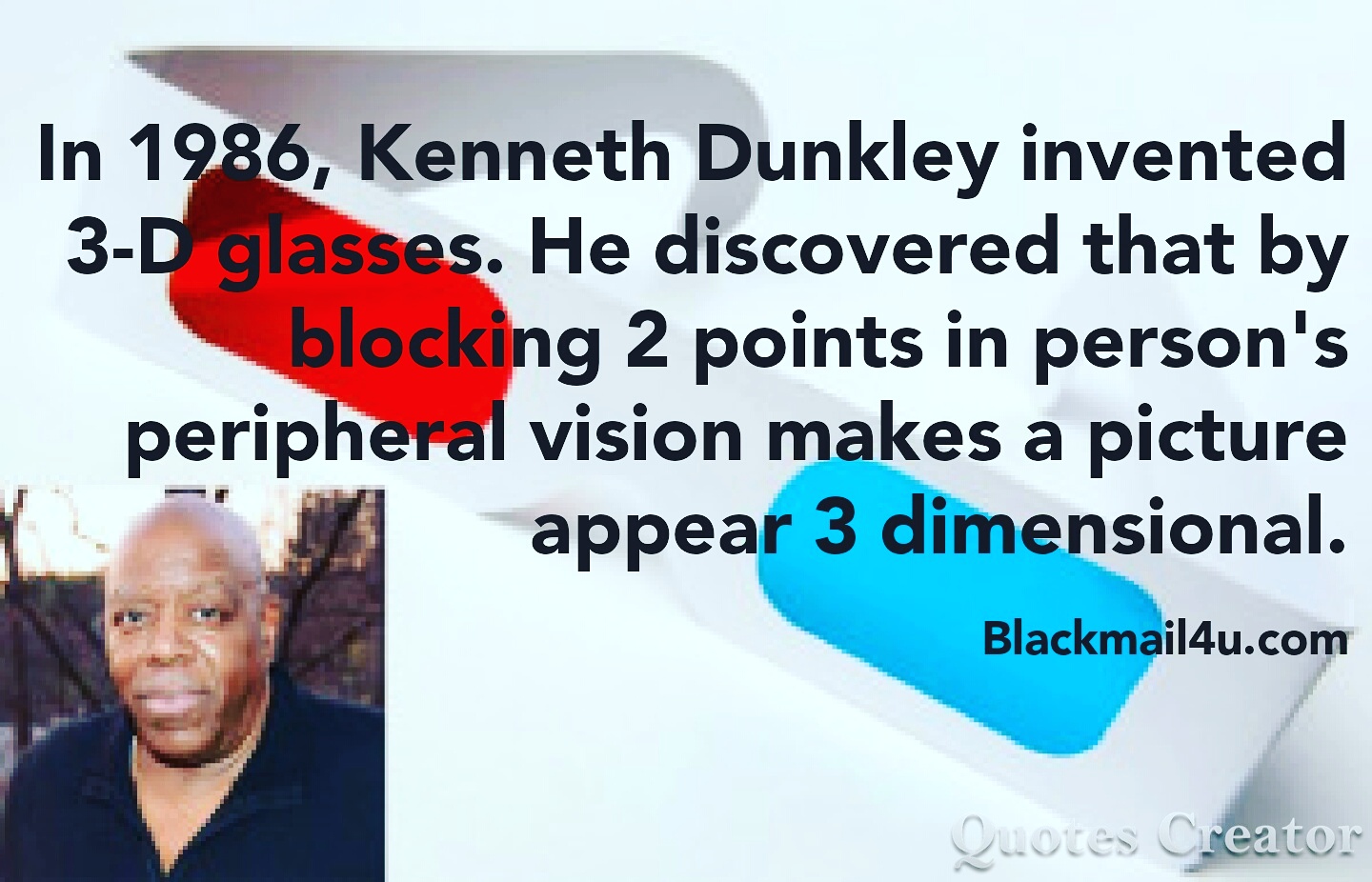 Kenneth Dunkley: African American Inventor Who Gave Us 3D Glasses – Black  Mail Blog